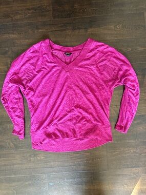 Buffalo David Bitton Fuchsia V-Neck Sweater